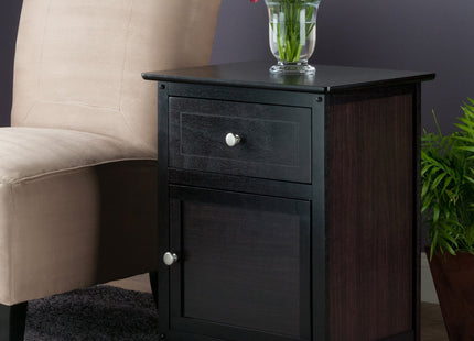 Winsome 25 x 18.9 x 14.96-Inch Wood Night Stand/Accent Table, Brown (94215)