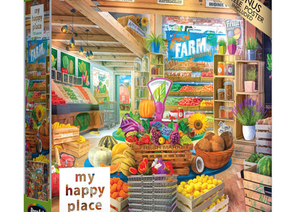 RoseArt - My Happy Place - Man Cave - 750 Piece Jigsaw Puzzle for Adults