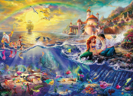 Ceaco - Foil Puzzle - Disney - Thomas Kinkade - The Little Mermaid - 500 Piece Jigsaw Puzzle