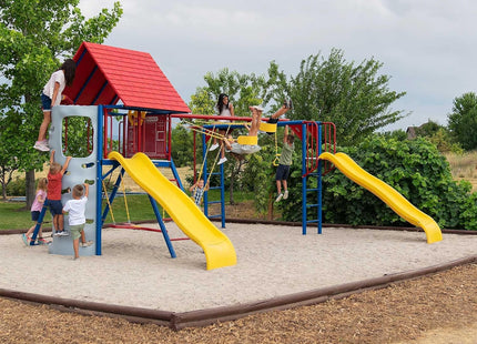 Lifetime Big Stuff Deluxe Swing Set Playset, Primary