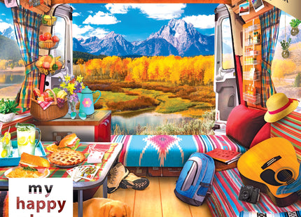 RoseArt - My Happy Place - Man Cave - 750 Piece Jigsaw Puzzle for Adults