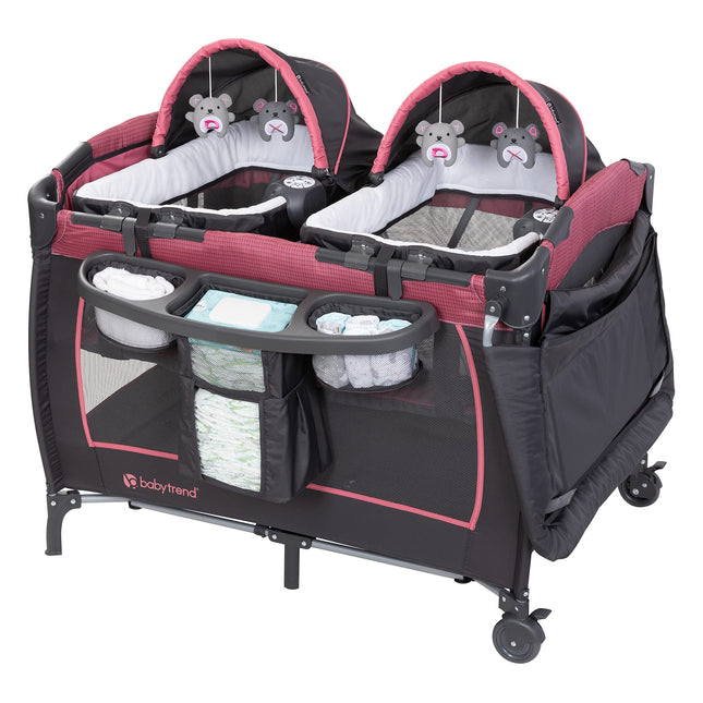 Baby Trend Lil’ Snooze™ Deluxe III Nursery Center® Playard for Twins