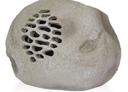 Alpine Corporation Weather-resistant Bluetooth Solar-Powered Outdoor Wireless Rock Speaker - Set of 2