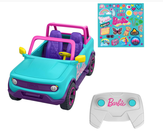 Barbie Hot Wheels RC SUV, Remote-Control SUV