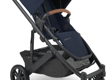 UPPAbaby Cruz V2 Stroller with Travel System, Toddler Seat, Bumper Bar, Bug Shield, Rain Shield, Leather Handle